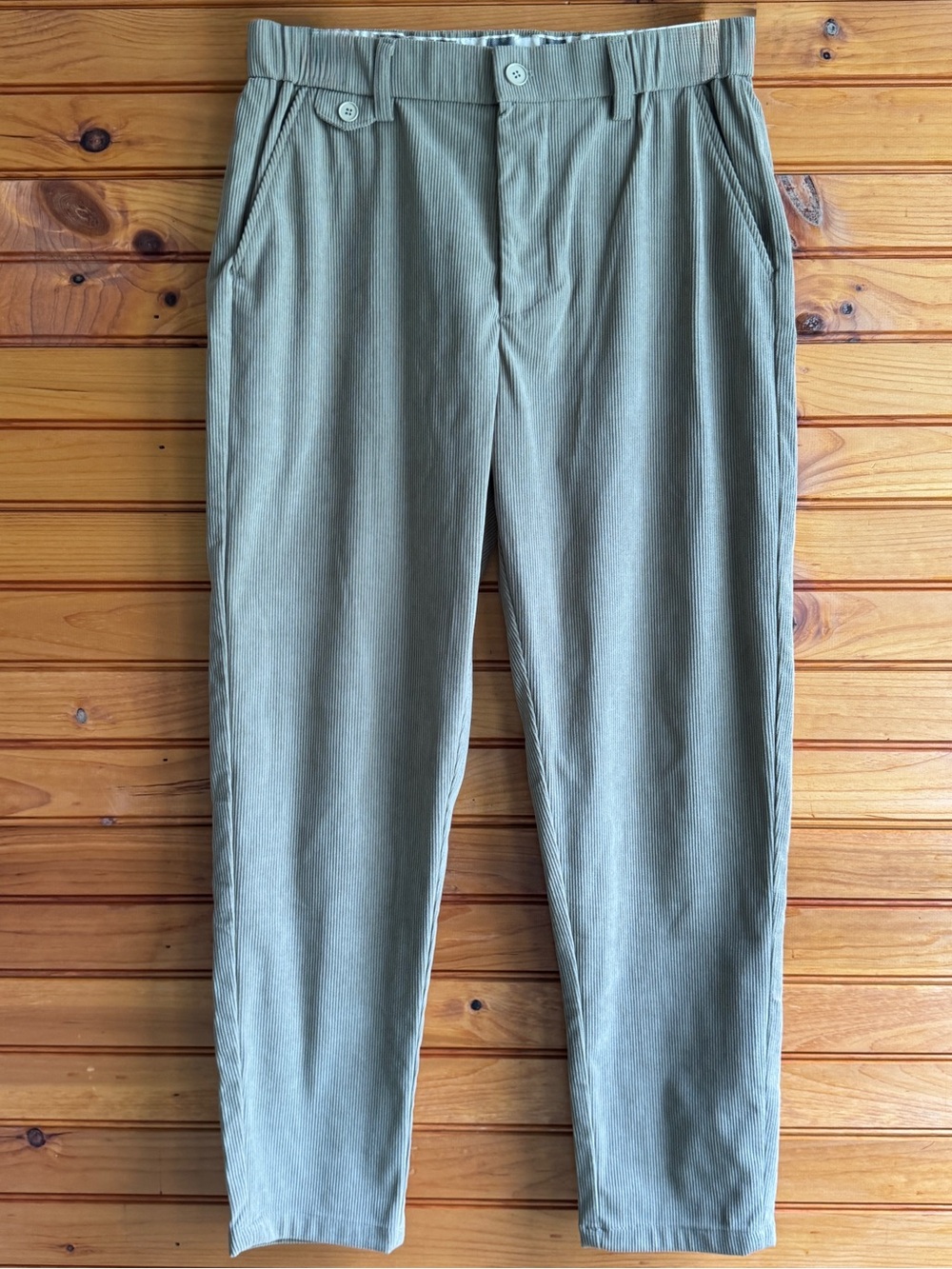 Kidoriman Miyabi Corduroy Pants XL Japanese Streetwear Tapered Elastic Waist NWT
